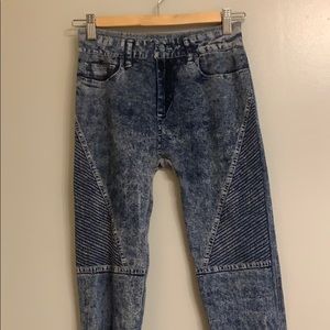 Jean look alike tights